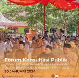 Trenggalek Regency RKPD Public Consultation Forum 2025