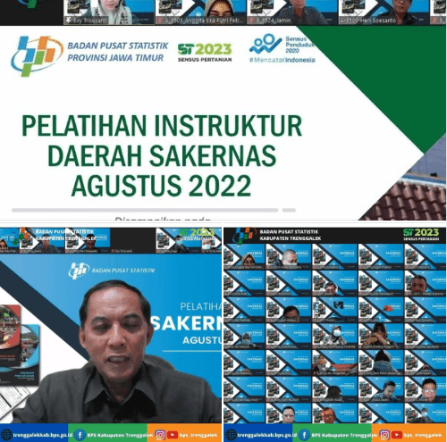 Pelatihan Instruktur Daerah Sakernas Agustus 2022