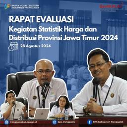 Rapat Evaluasi Kegiatan Statistik Harga dan Distribusi Provinsi Jawa Timur 2024