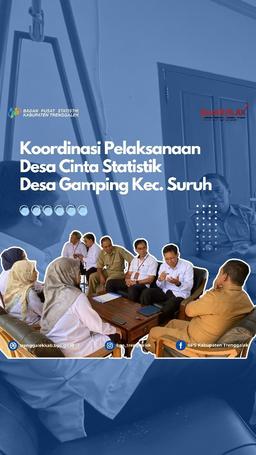 Koordinasi Pelaksanaan Desa Cinta Statistik Desa Gamping Kecamatan Suruh