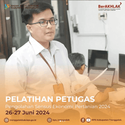 Pelatihan Petugas Pengolahan Survei Ekonomi Pertanian 2024